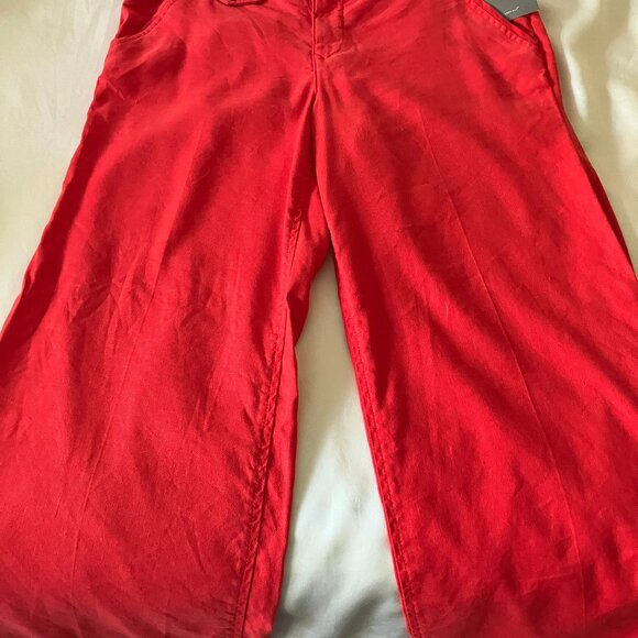 Anthropologie Level 99 women's trousers/jeans red color Size 29/30 (adjustable) - Picture 4 of 16